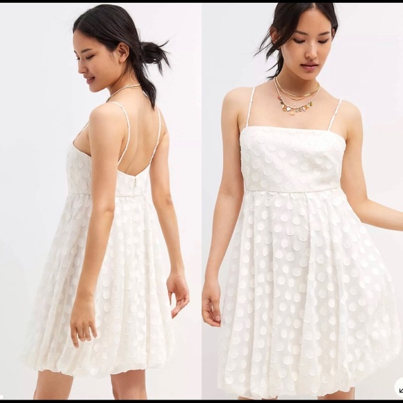 NWT Anthropologie x Sachin & Babi Polka Dot Textured Dress 12 - Picture 3 of 10